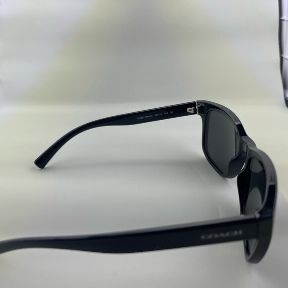 Black Coach Square Frame Sunglasses - Picture 10 of 11